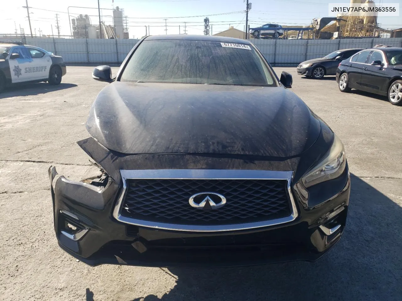 2018 Infiniti Q50 Luxe VIN: JN1EV7AP6JM363556 Lot: 67716014