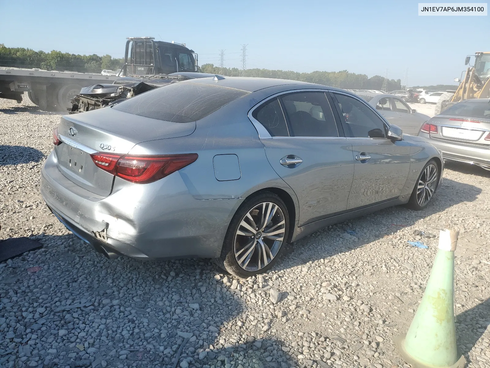 2018 Infiniti Q50 Luxe VIN: JN1EV7AP6JM354100 Lot: 67756354