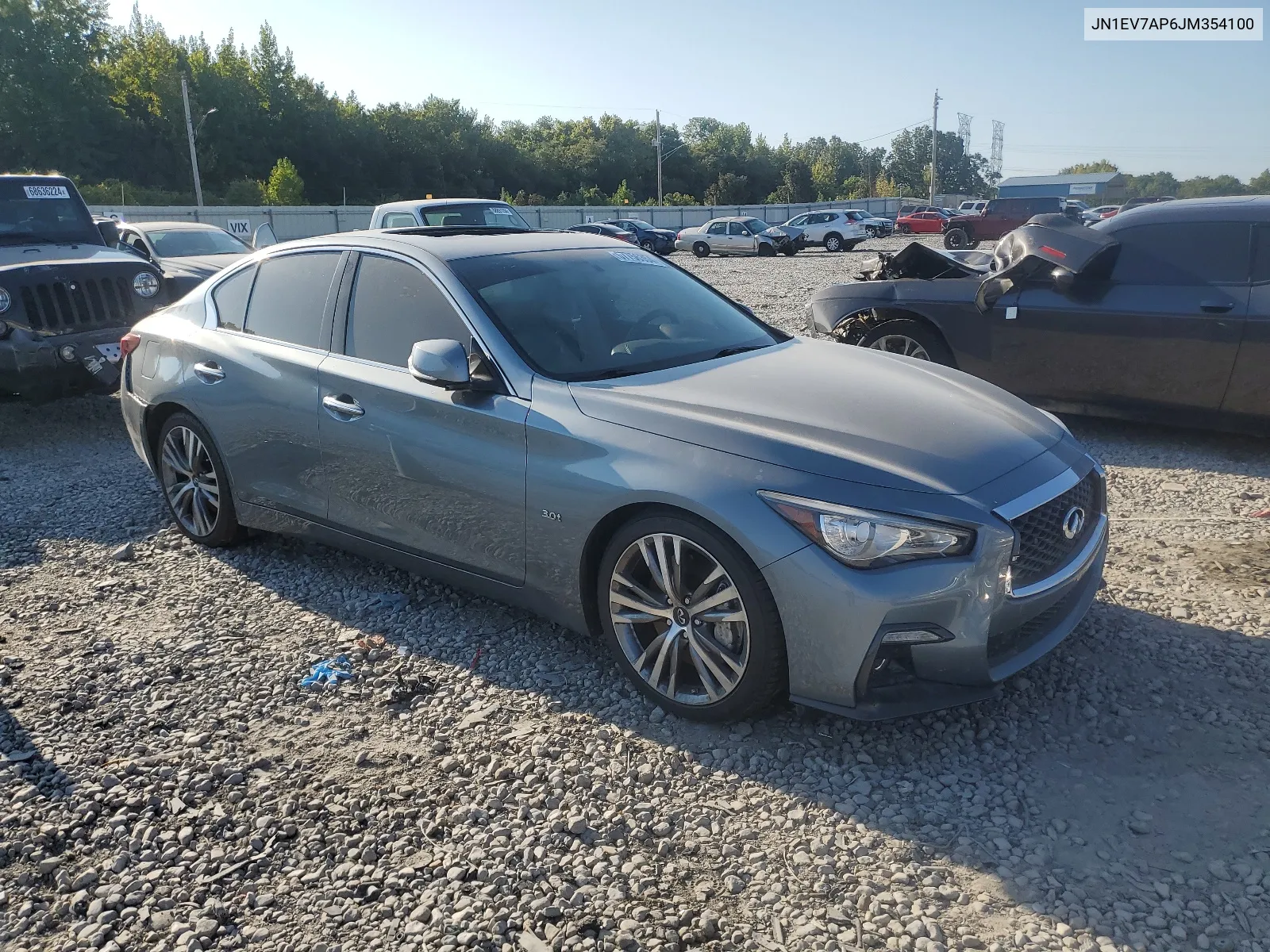 JN1EV7AP6JM354100 2018 Infiniti Q50 Luxe