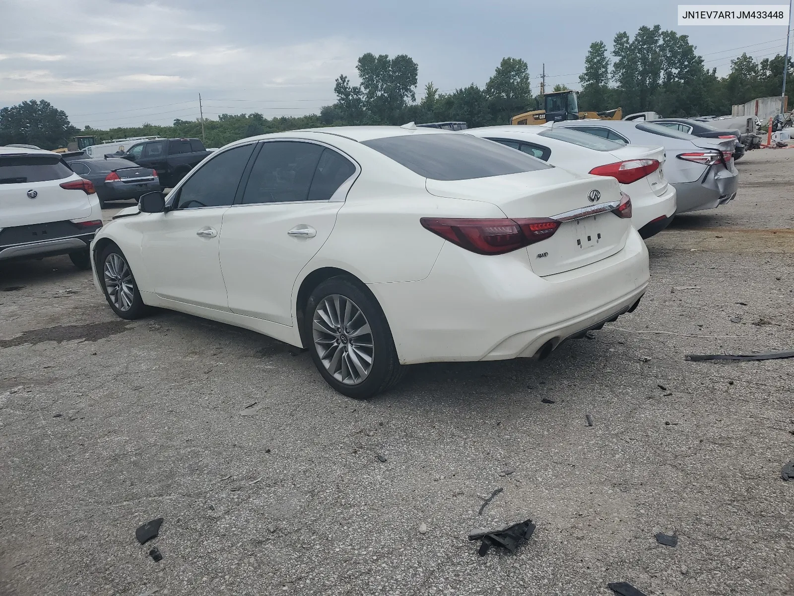 2018 Infiniti Q50 Luxe VIN: JN1EV7AR1JM433448 Lot: 68111634