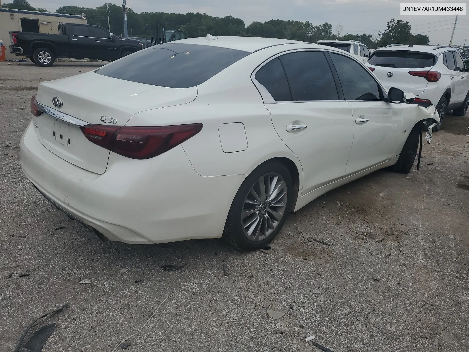 2018 Infiniti Q50 Luxe VIN: JN1EV7AR1JM433448 Lot: 68111634