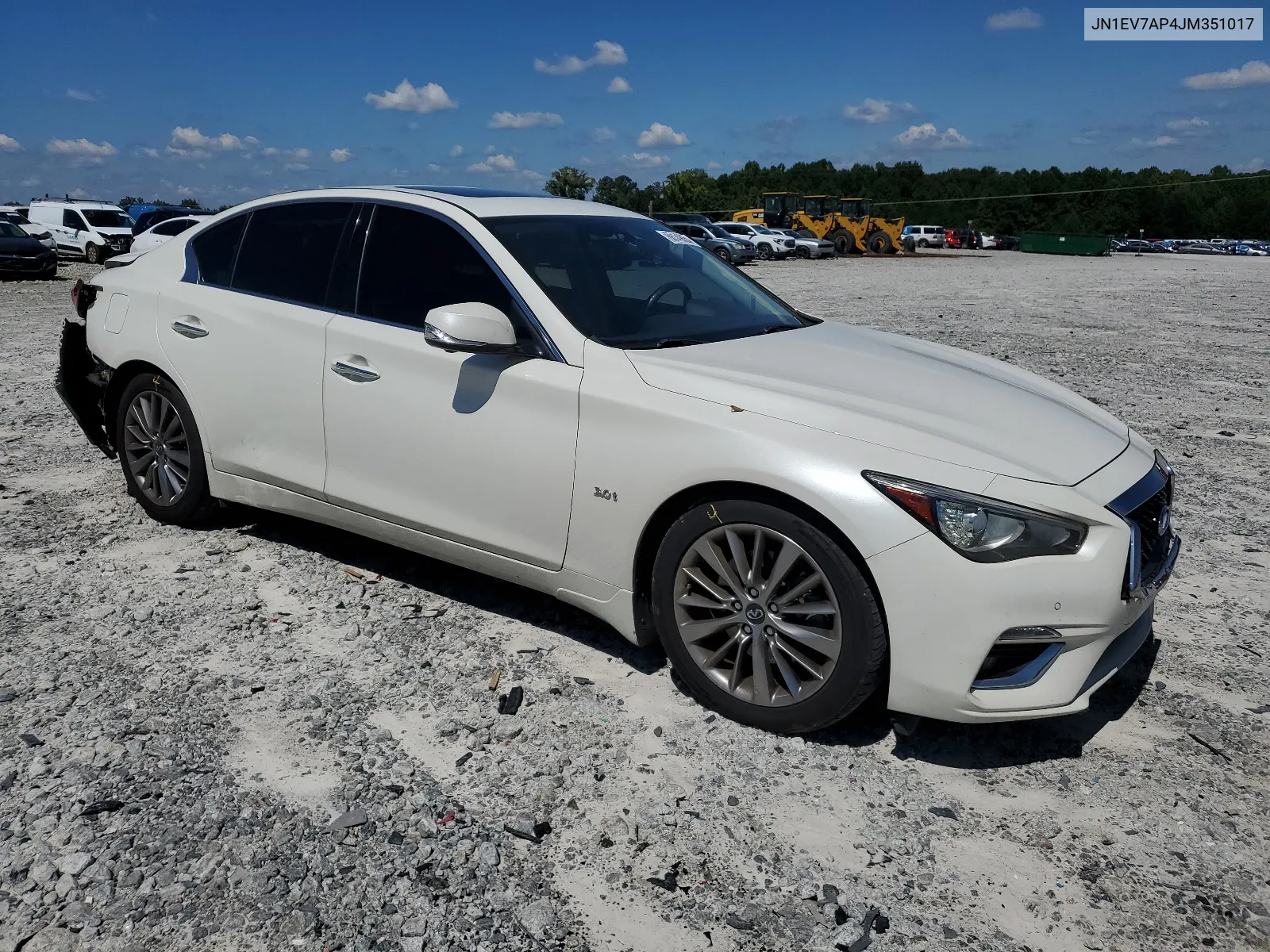 2018 Infiniti Q50 Luxe VIN: JN1EV7AP4JM351017 Lot: 68149054