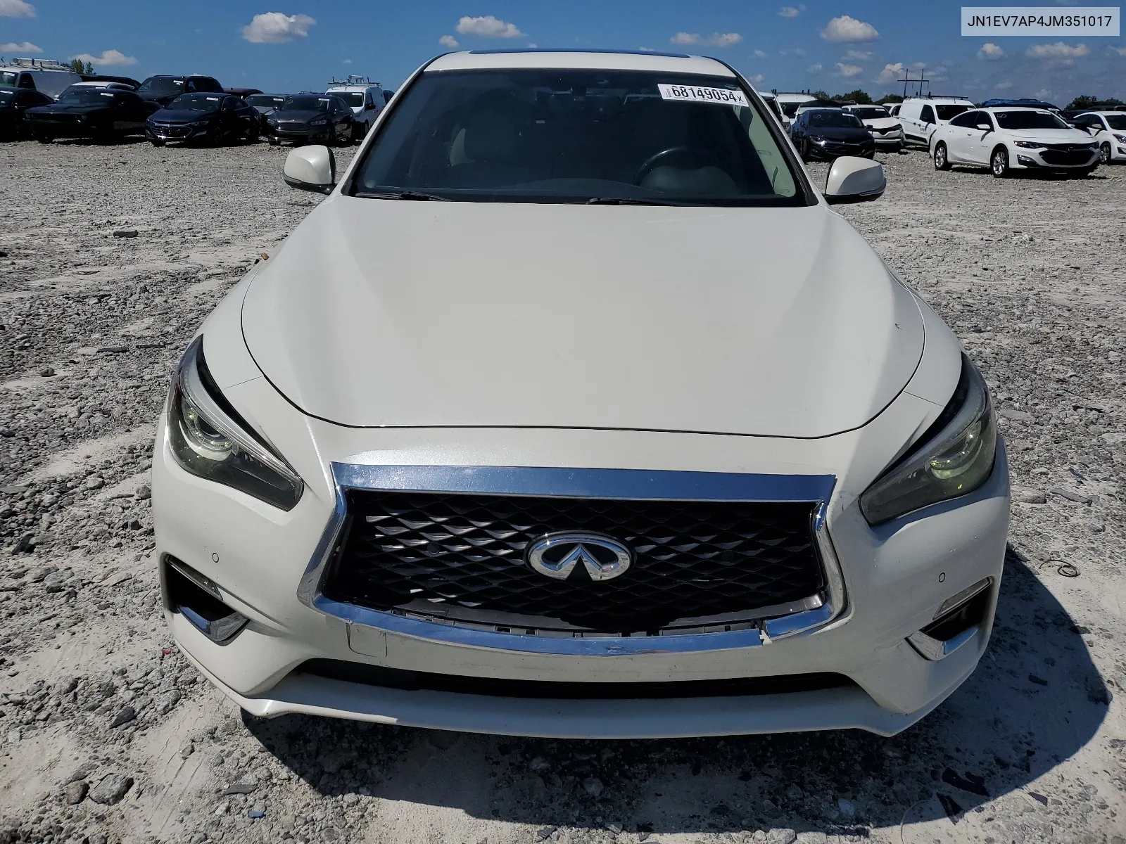 2018 Infiniti Q50 Luxe VIN: JN1EV7AP4JM351017 Lot: 68149054