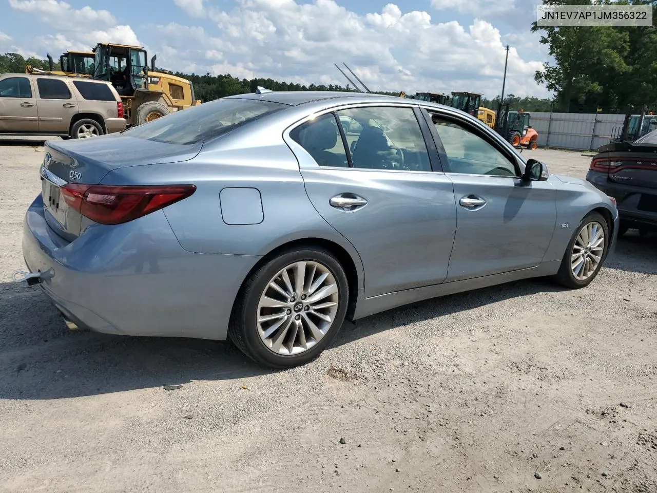 JN1EV7AP1JM356322 2018 Infiniti Q50 Luxe