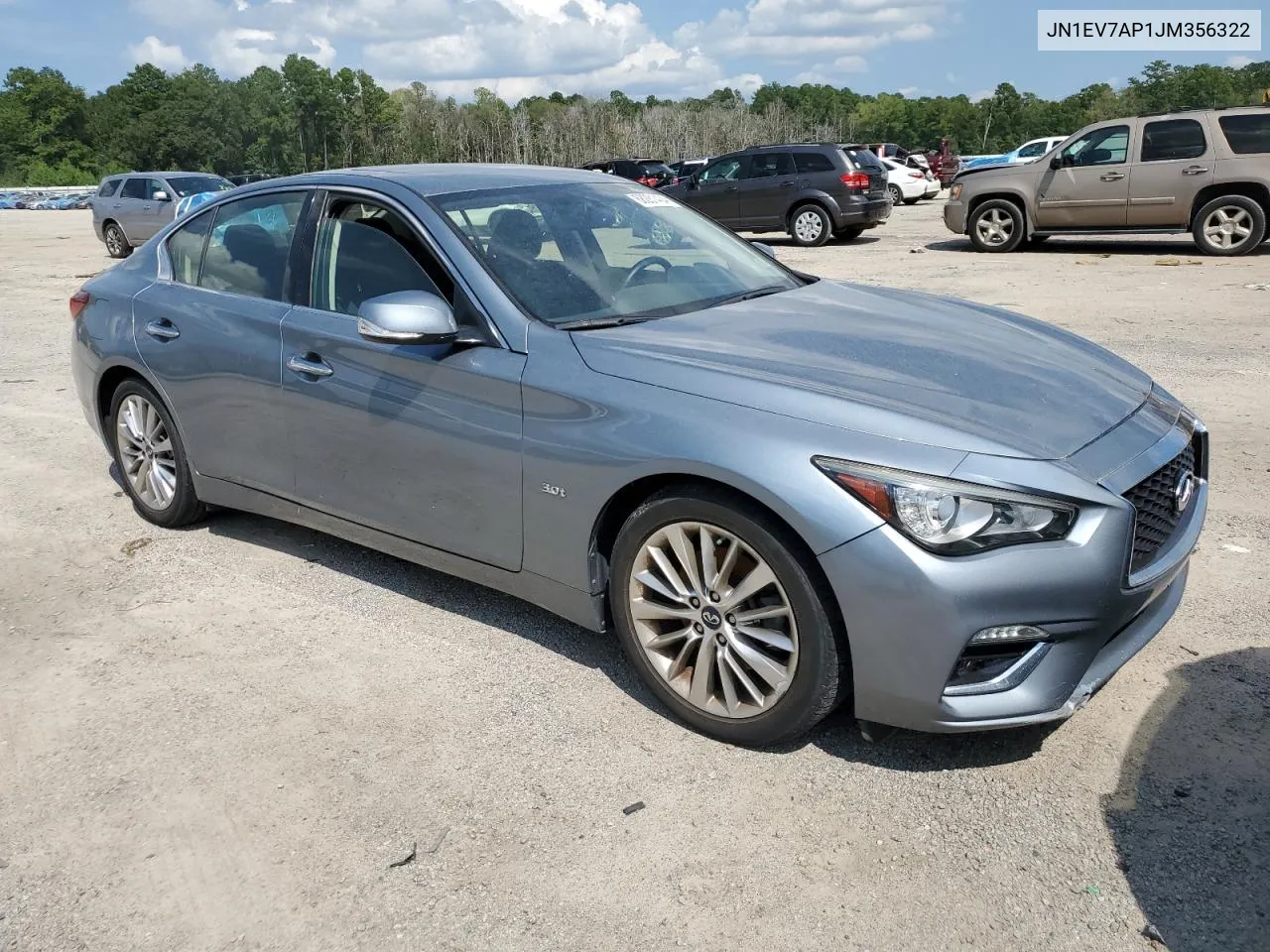 2018 Infiniti Q50 Luxe VIN: JN1EV7AP1JM356322 Lot: 68281404