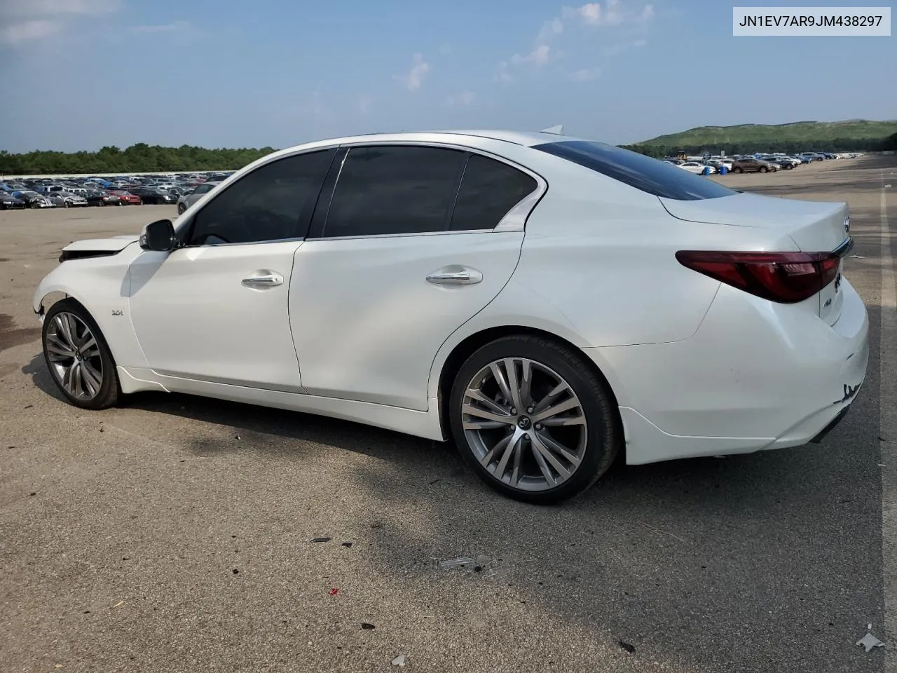 2018 Infiniti Q50 Luxe VIN: JN1EV7AR9JM438297 Lot: 68357144