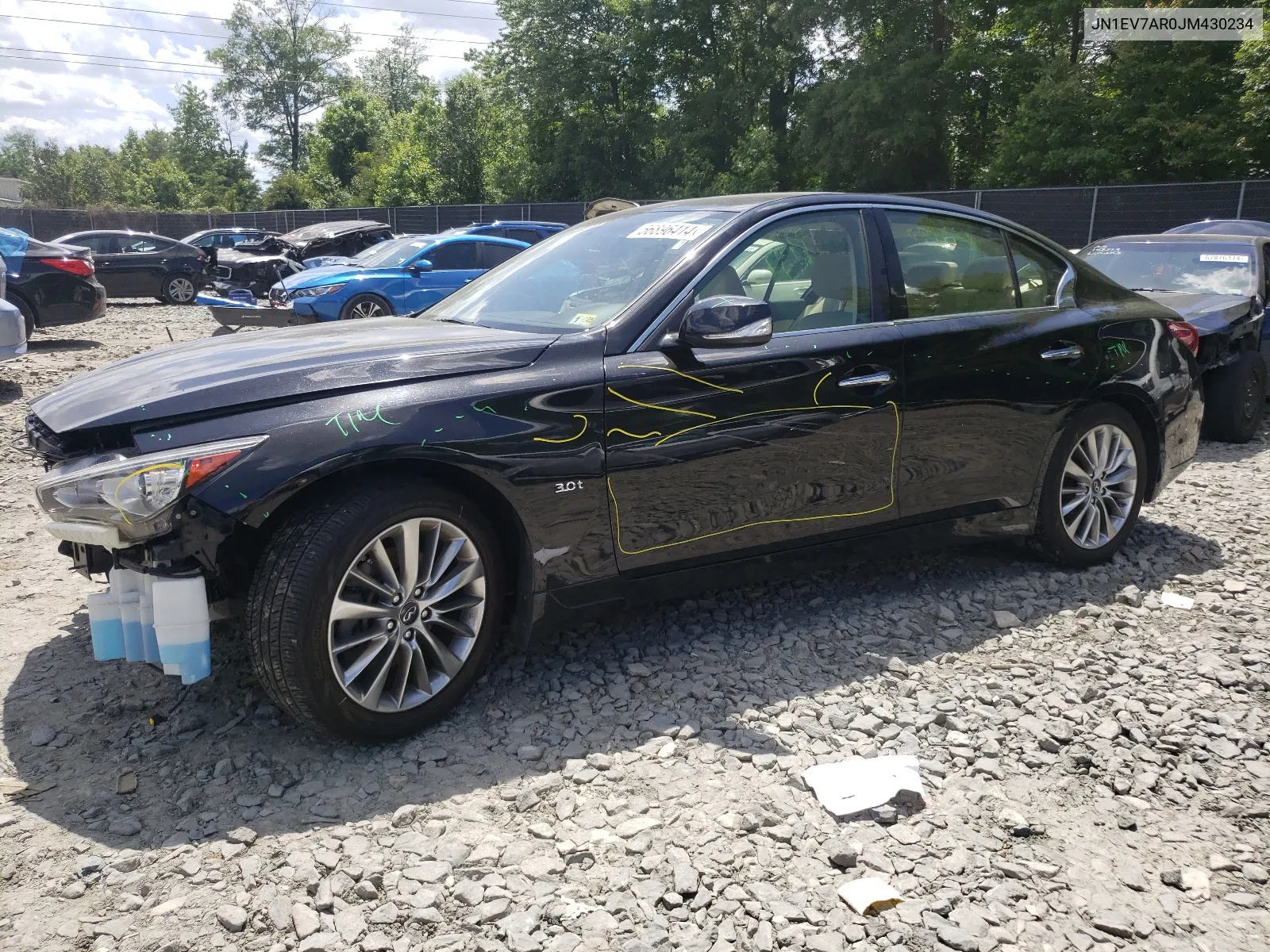 JN1EV7AR0JM430234 2018 Infiniti Q50 Luxe