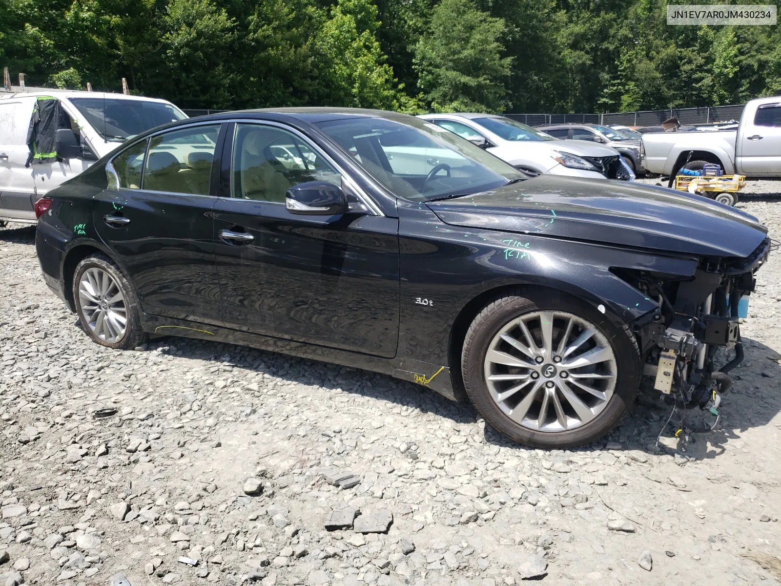 JN1EV7AR0JM430234 2018 Infiniti Q50 Luxe