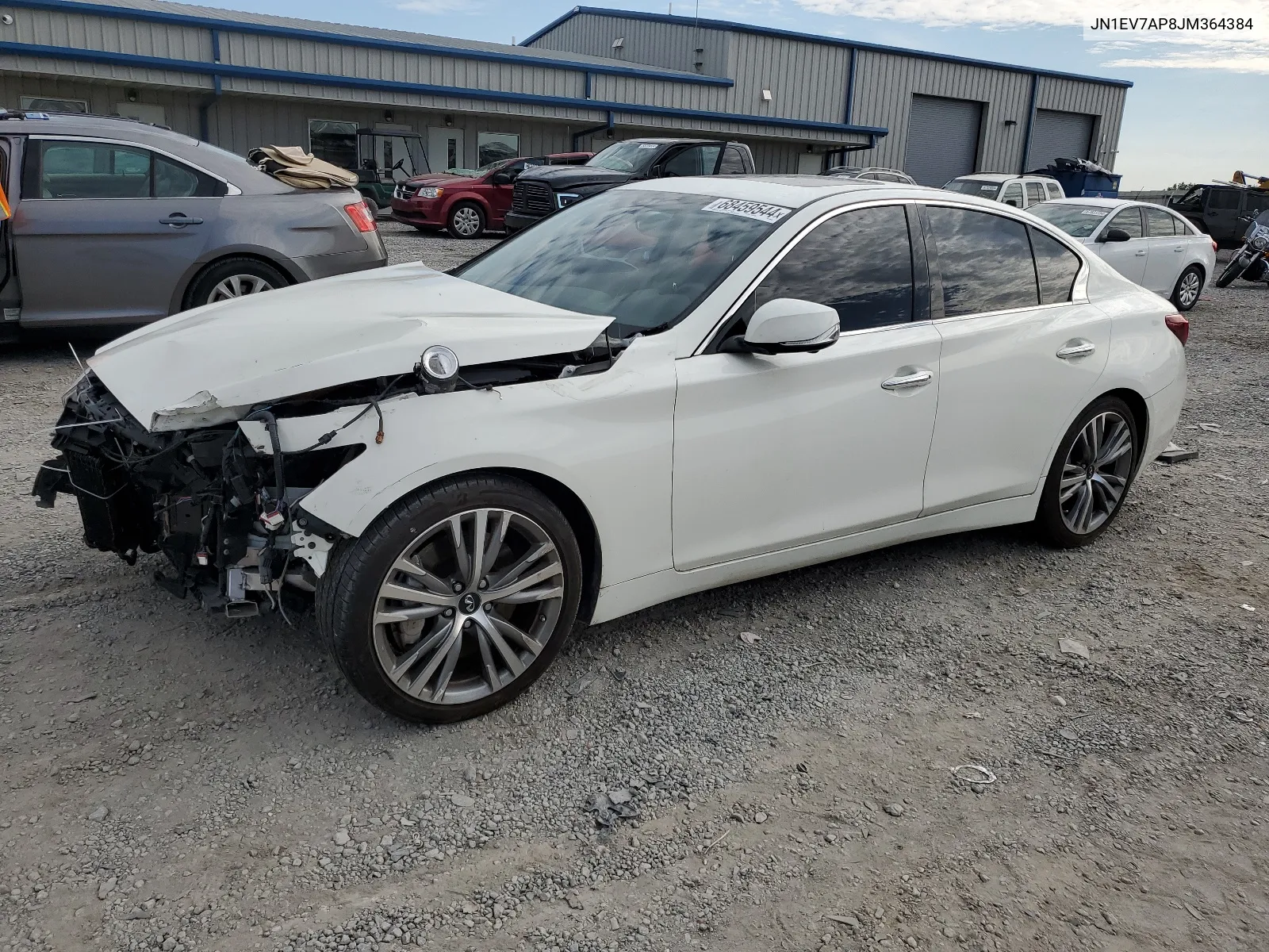 2018 Infiniti Q50 Luxe VIN: JN1EV7AP8JM364384 Lot: 68459544