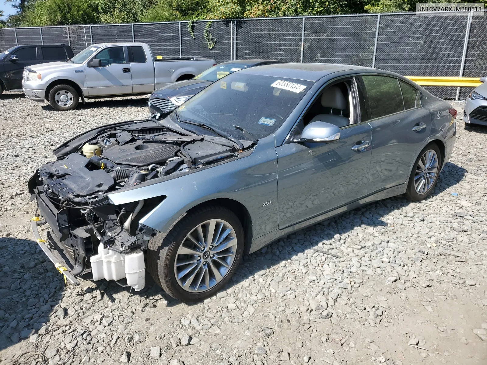 JN1CV7ARXJM280513 2018 Infiniti Q50 Pure