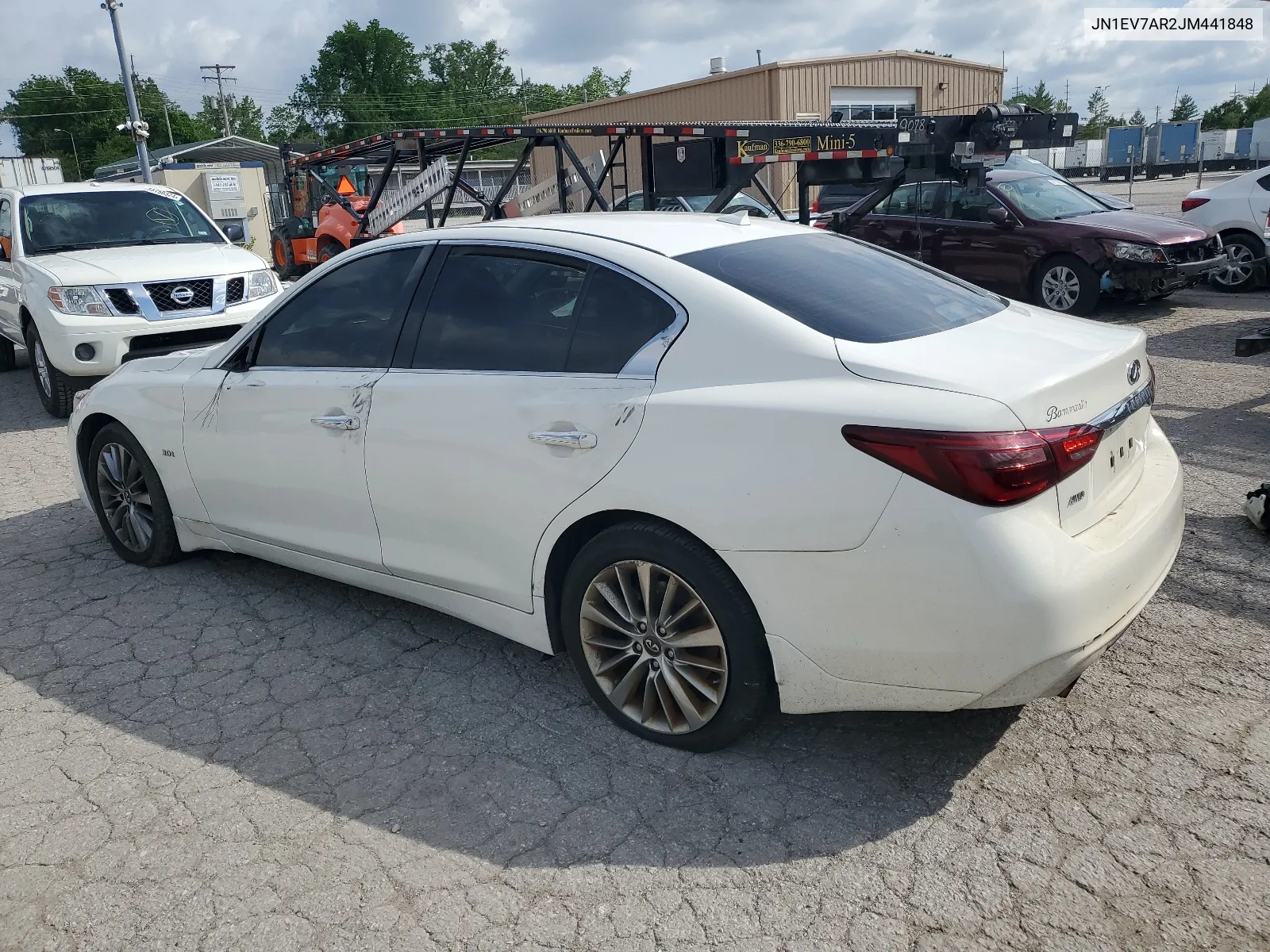 2018 Infiniti Q50 Luxe VIN: JN1EV7AR2JM441848 Lot: 68823224