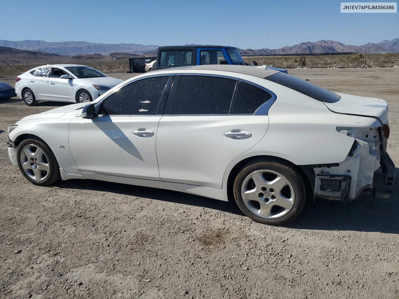 2018 Infiniti Q50 Luxe VIN: JN1EV7AP5JM356386 Lot: 68915084