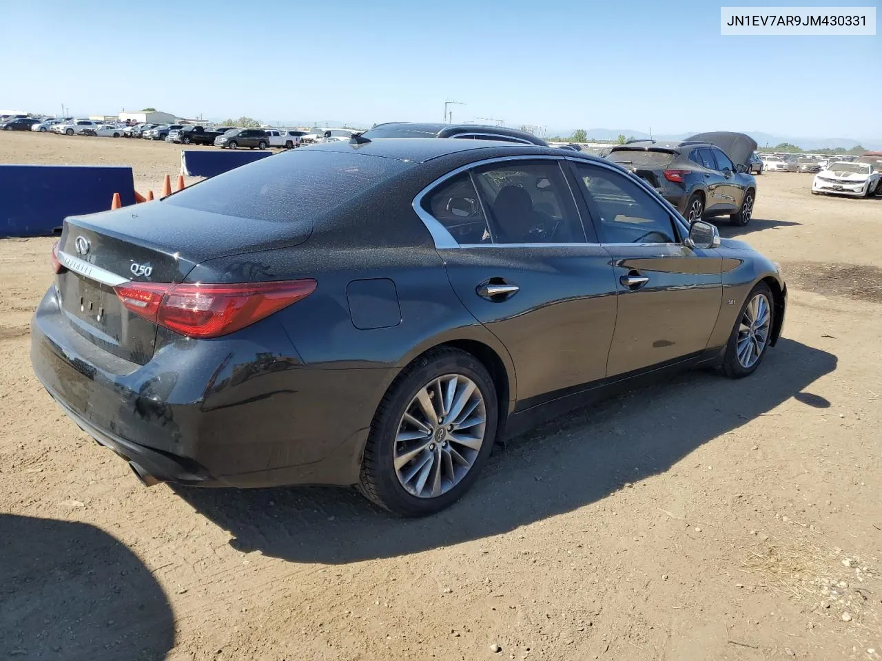 2018 Infiniti Q50 Luxe VIN: JN1EV7AR9JM430331 Lot: 68922744