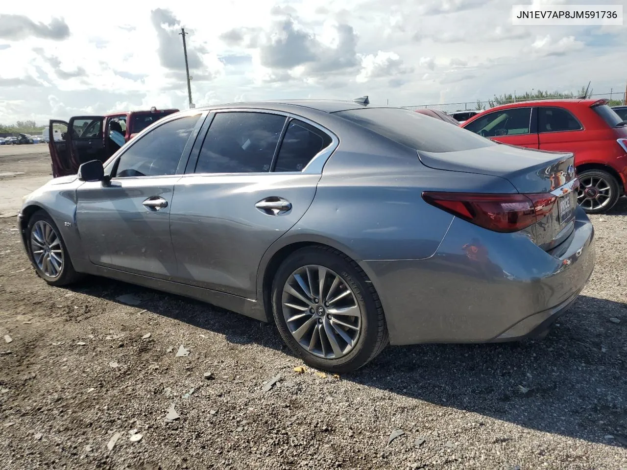 2018 Infiniti Q50 Luxe VIN: JN1EV7AP8JM591736 Lot: 68951824