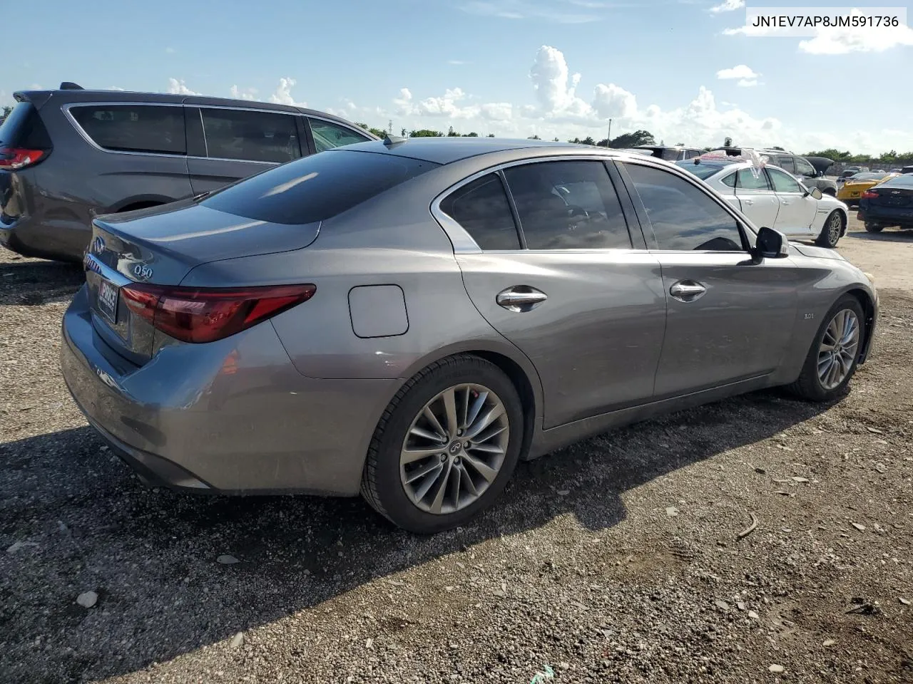 2018 Infiniti Q50 Luxe VIN: JN1EV7AP8JM591736 Lot: 68951824