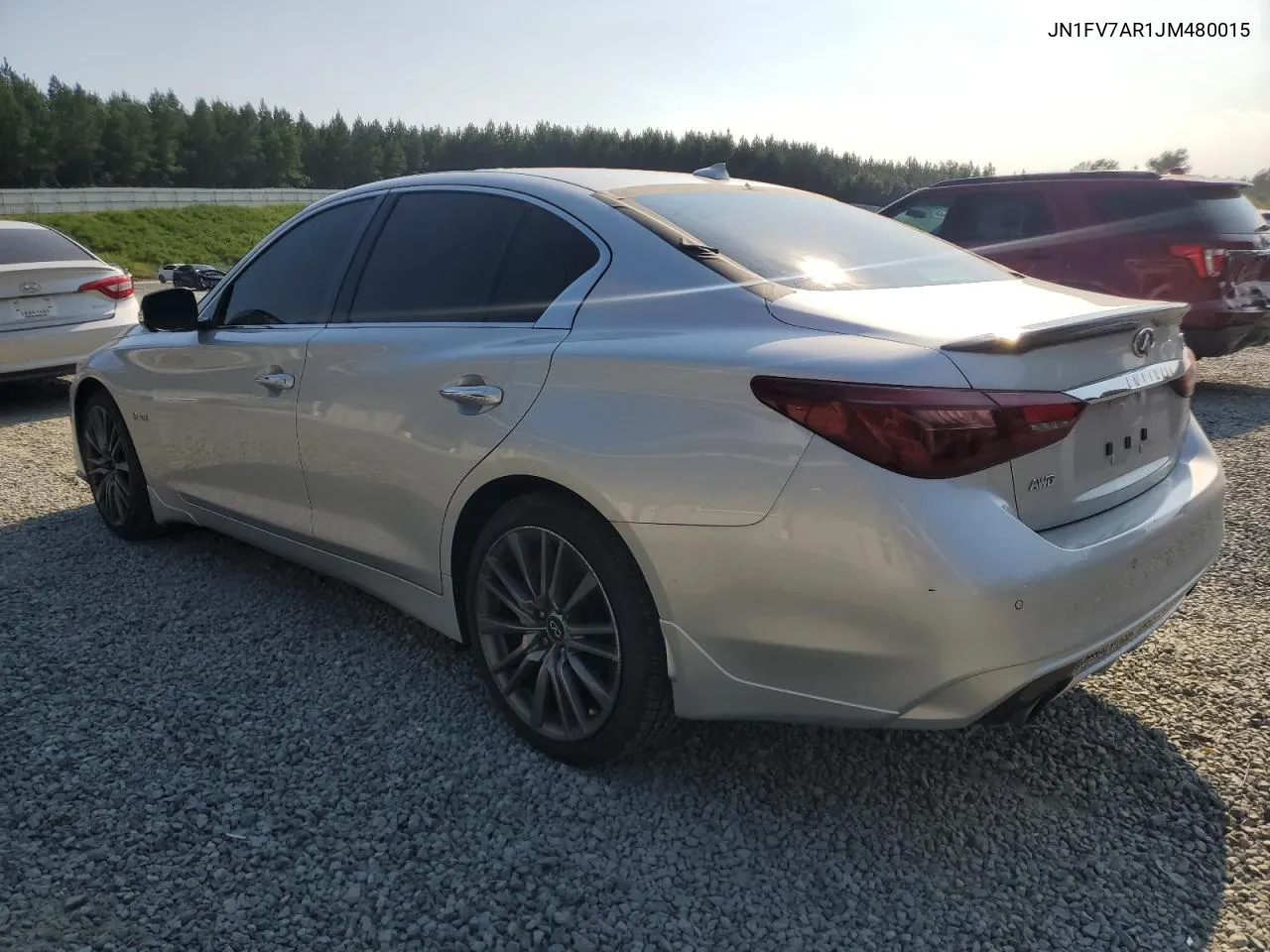 JN1FV7AR1JM480015 2018 Infiniti Q50 Red Sport 400