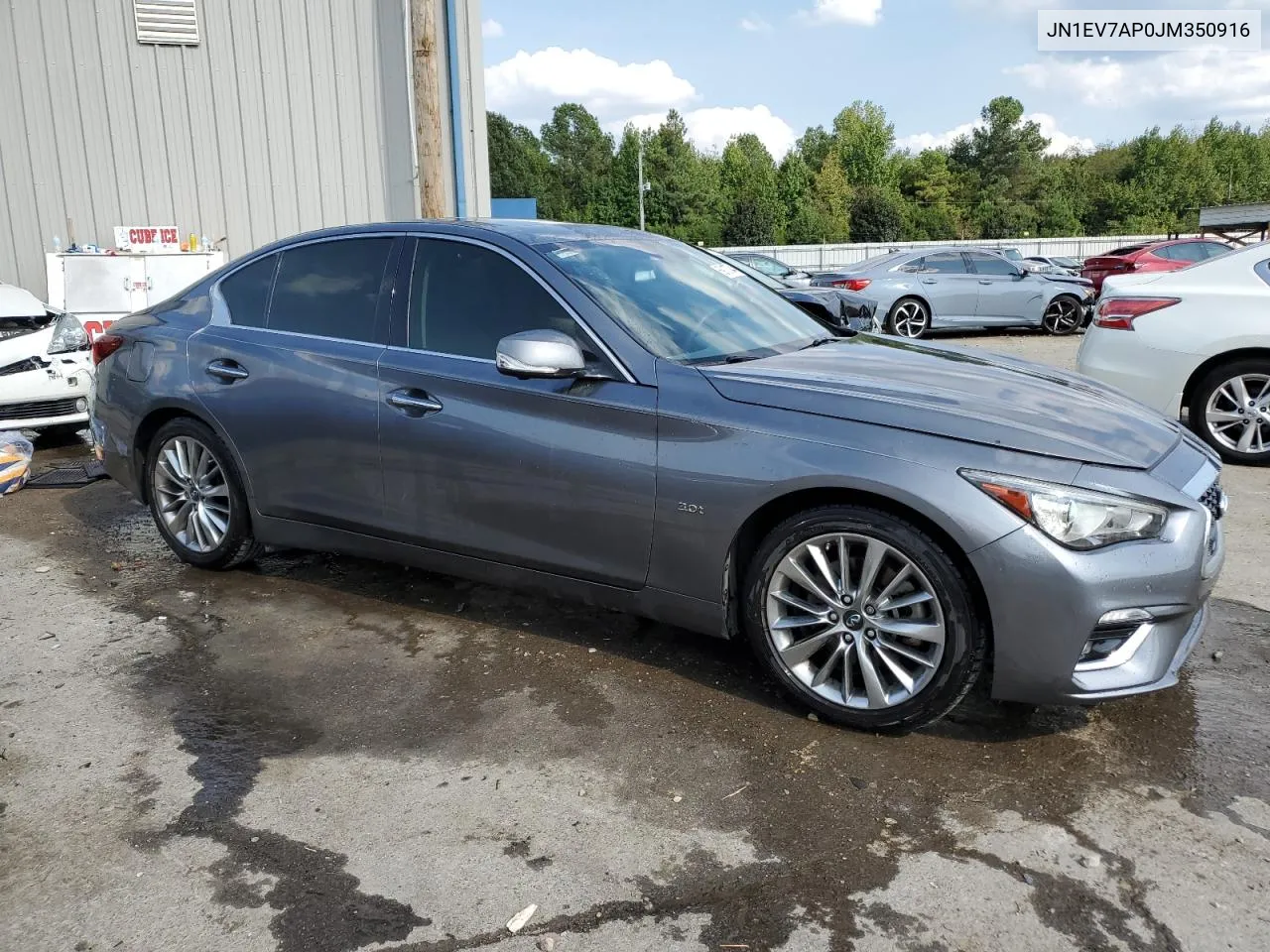 2018 Infiniti Q50 Luxe VIN: JN1EV7AP0JM350916 Lot: 69137044