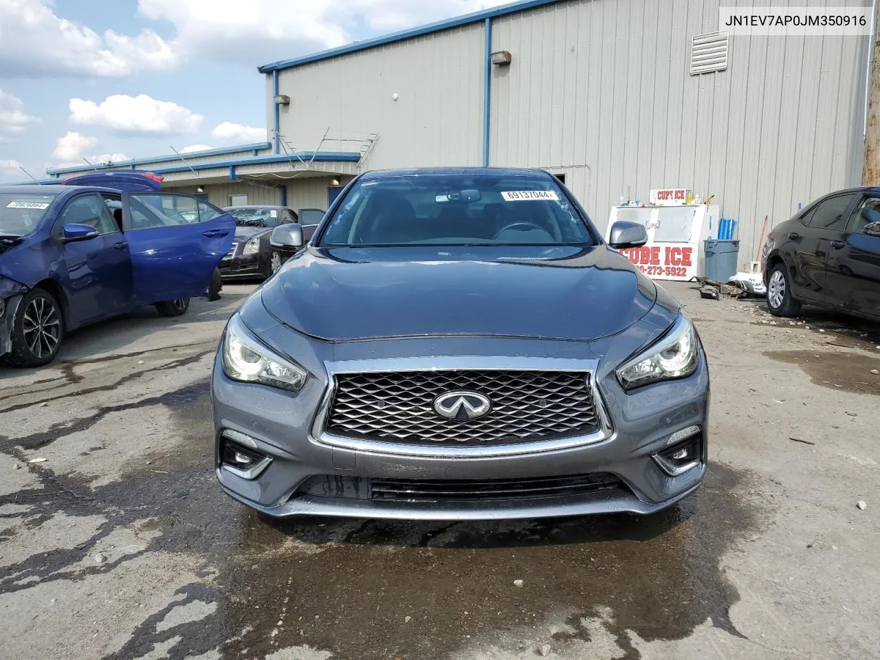 2018 Infiniti Q50 Luxe VIN: JN1EV7AP0JM350916 Lot: 69137044