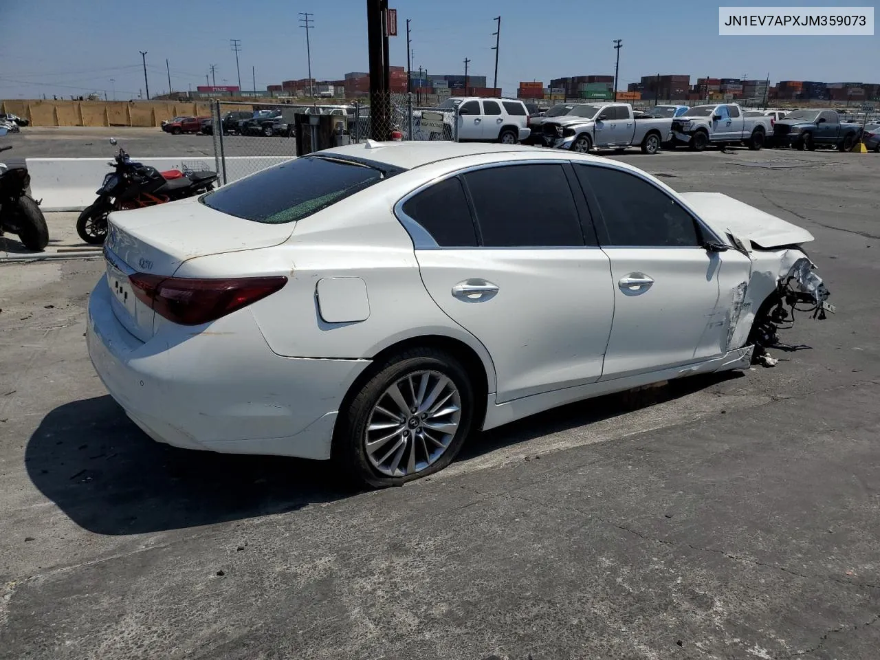 2018 Infiniti Q50 Luxe VIN: JN1EV7APXJM359073 Lot: 69157604