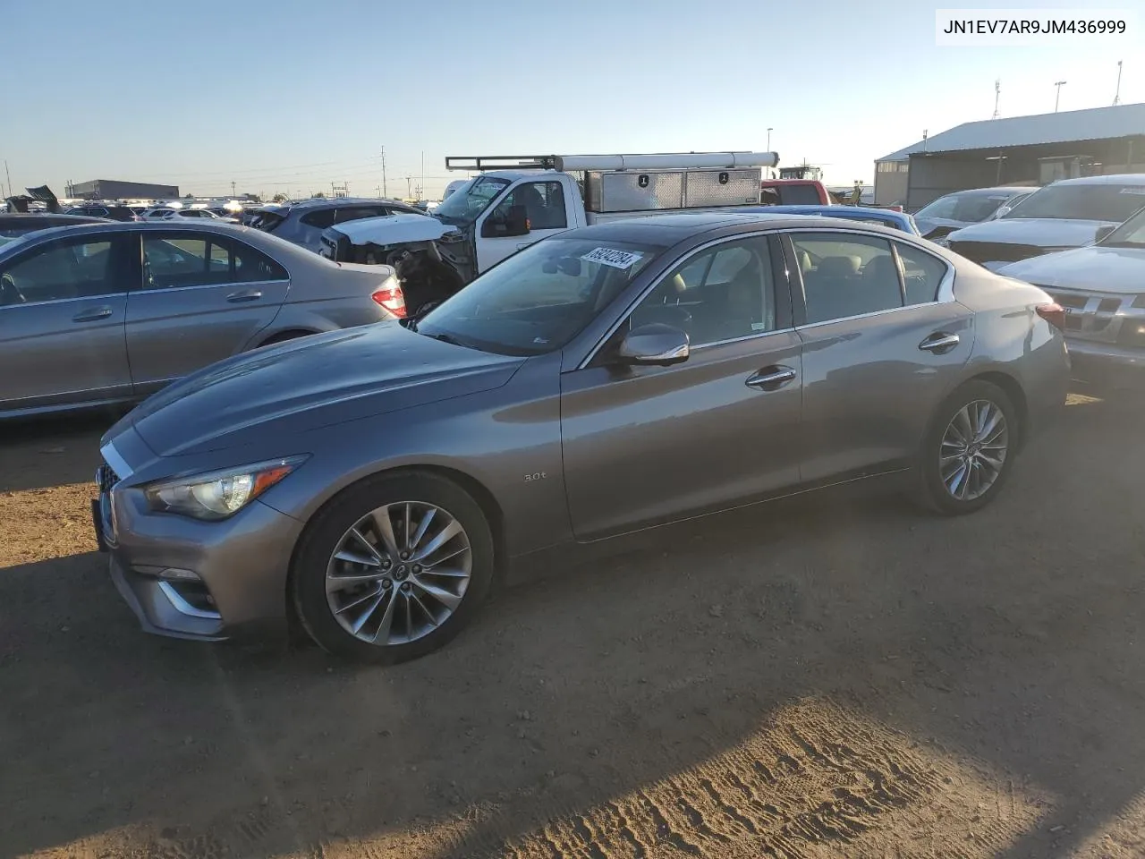 2018 Infiniti Q50 Luxe VIN: JN1EV7AR9JM436999 Lot: 69242284