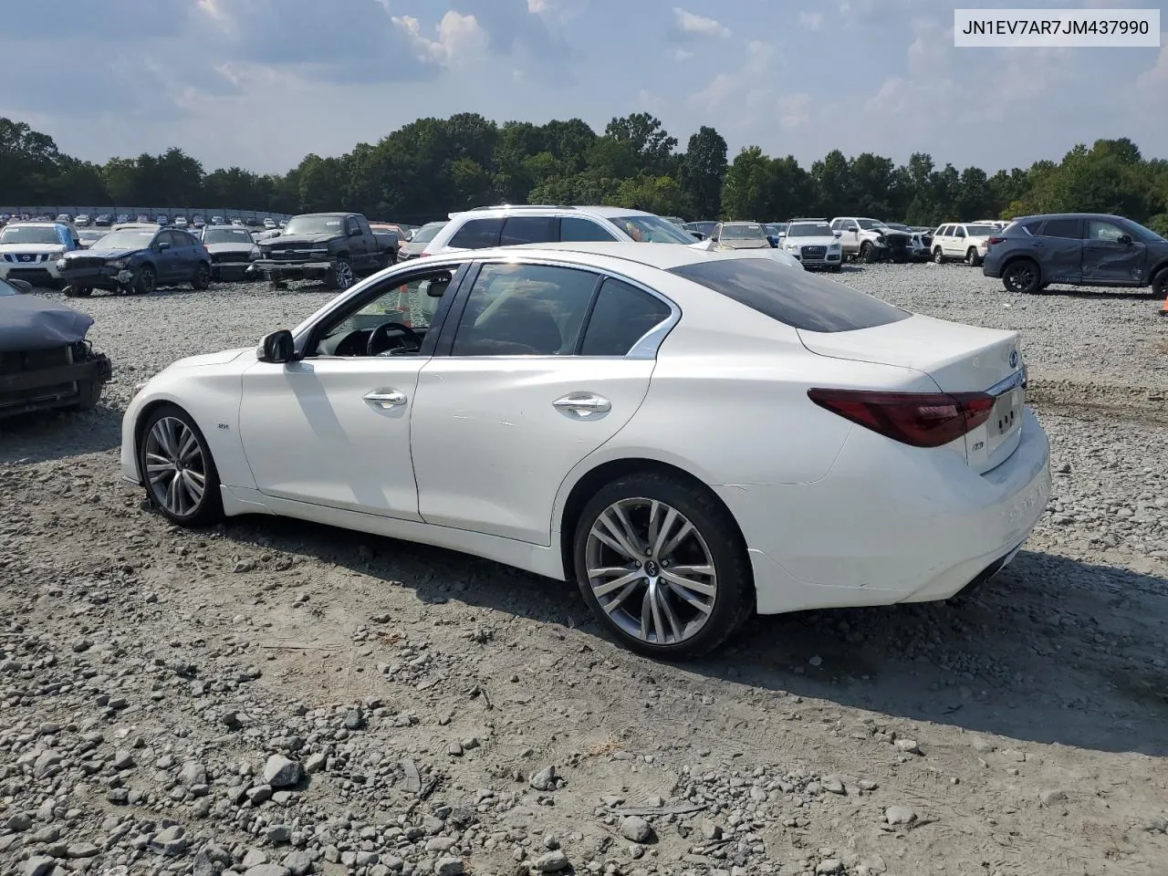 2018 Infiniti Q50 Luxe VIN: JN1EV7AR7JM437990 Lot: 69409824