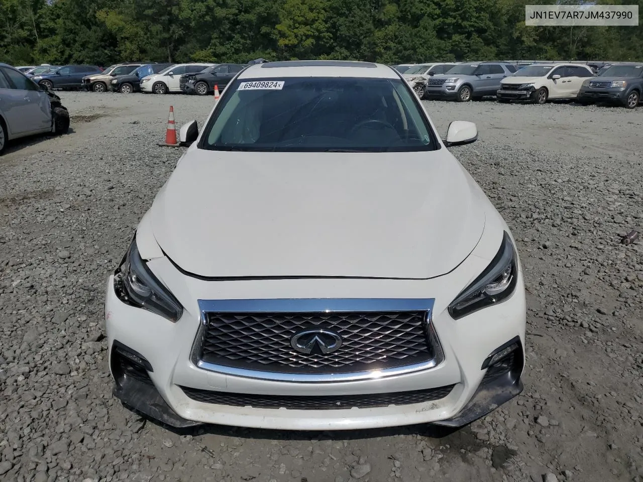 2018 Infiniti Q50 Luxe VIN: JN1EV7AR7JM437990 Lot: 69409824