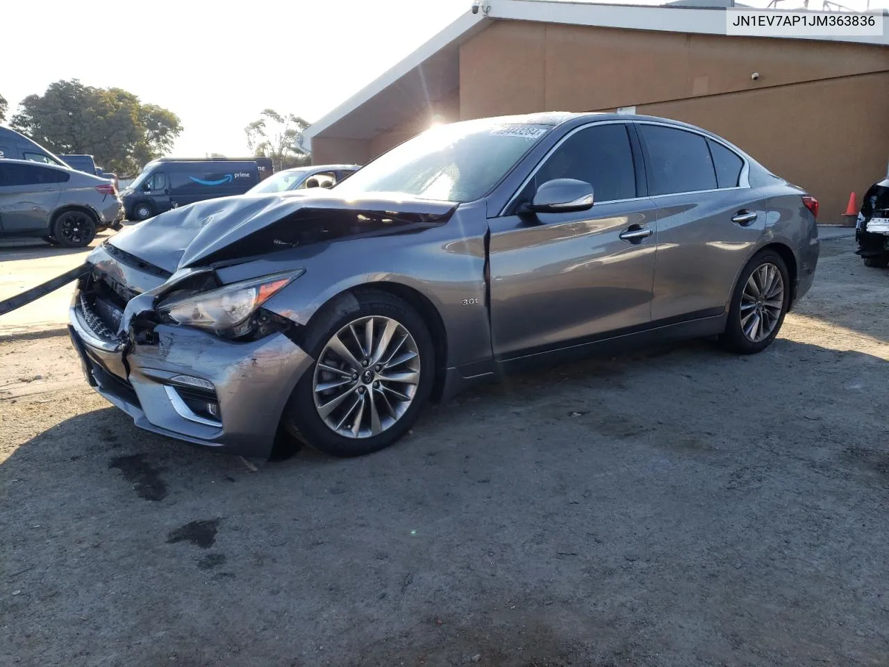 JN1EV7AP1JM363836 2018 Infiniti Q50 Luxe