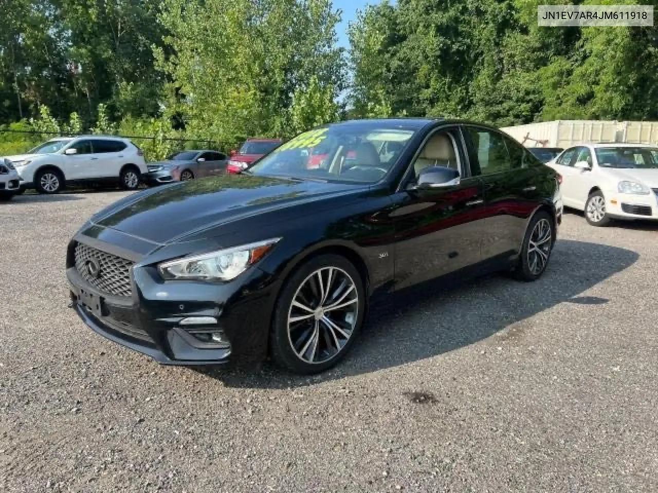 JN1EV7AR4JM611918 2018 Infiniti Q50 Luxe