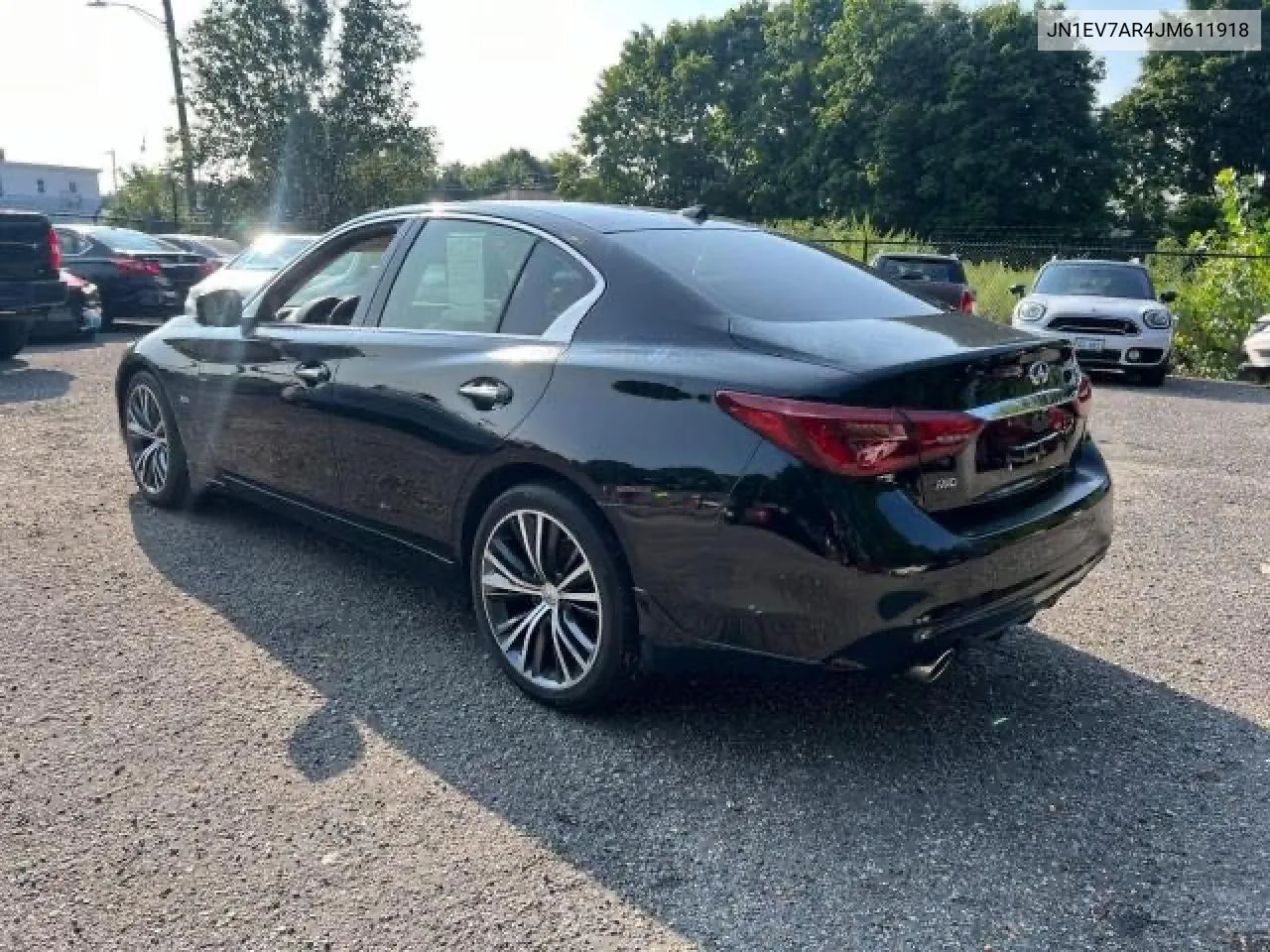 2018 Infiniti Q50 Luxe VIN: JN1EV7AR4JM611918 Lot: 69456464