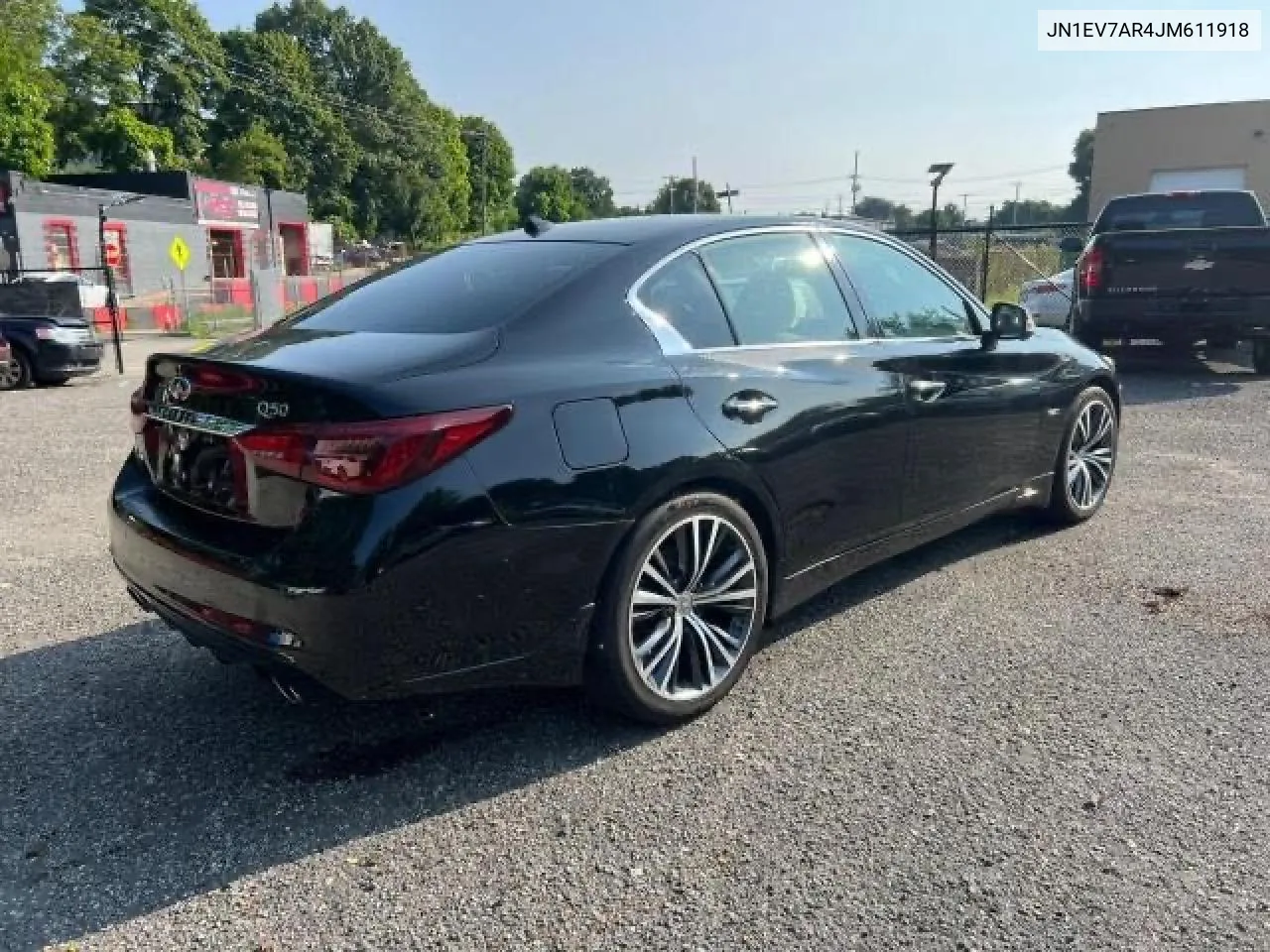 2018 Infiniti Q50 Luxe VIN: JN1EV7AR4JM611918 Lot: 69456464