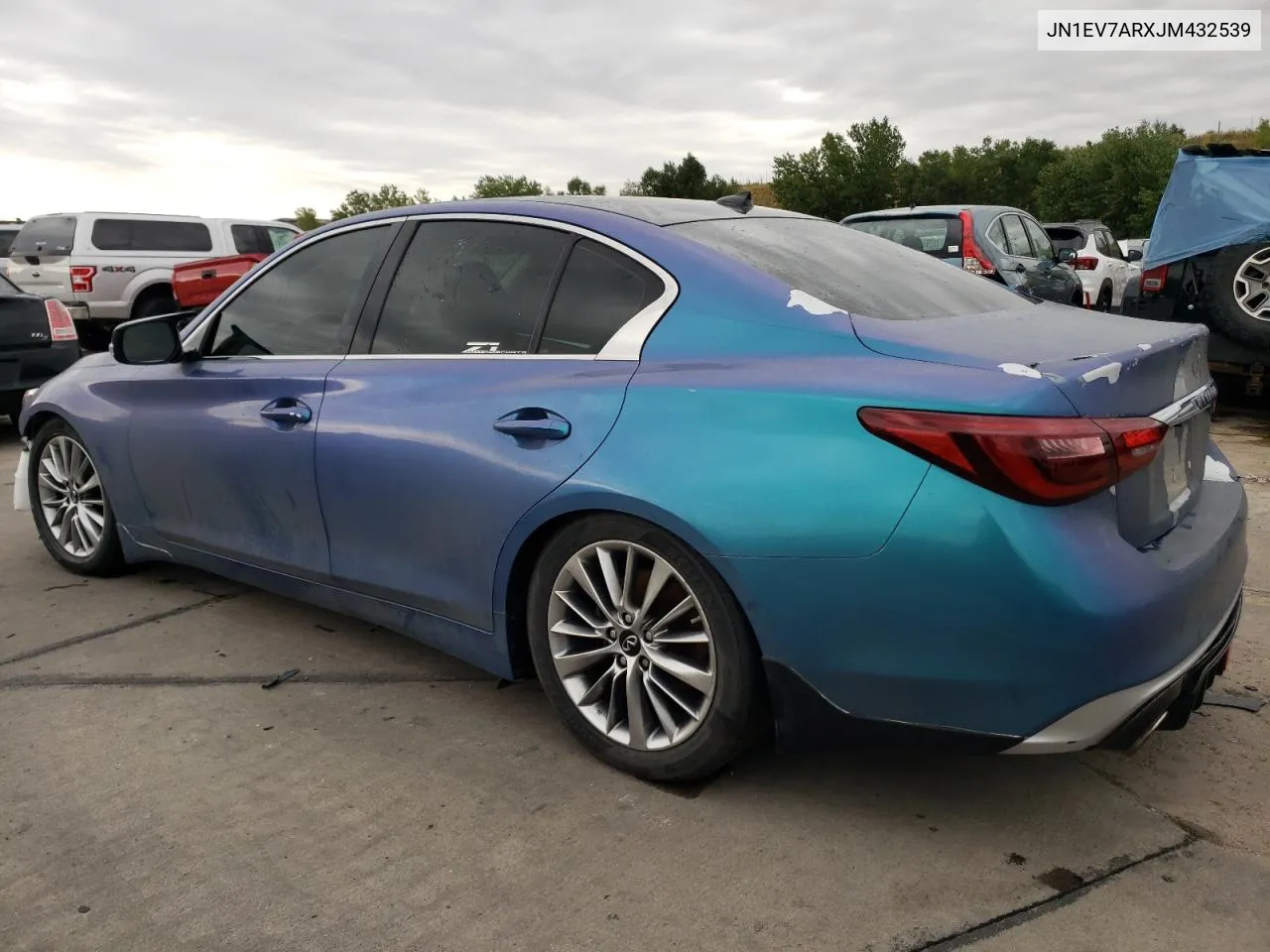 2018 Infiniti Q50 Luxe VIN: JN1EV7ARXJM432539 Lot: 69609954