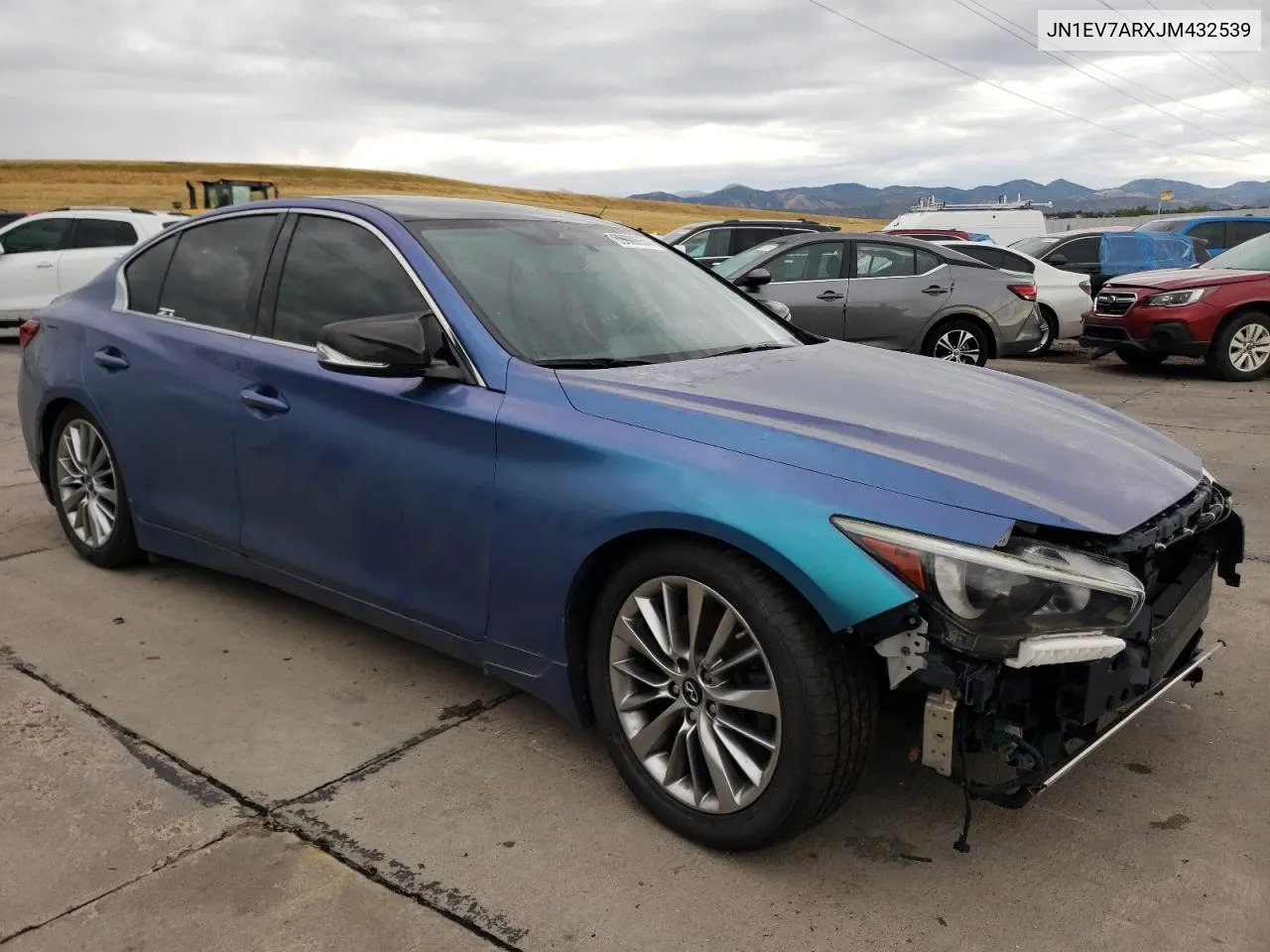 2018 Infiniti Q50 Luxe VIN: JN1EV7ARXJM432539 Lot: 69609954