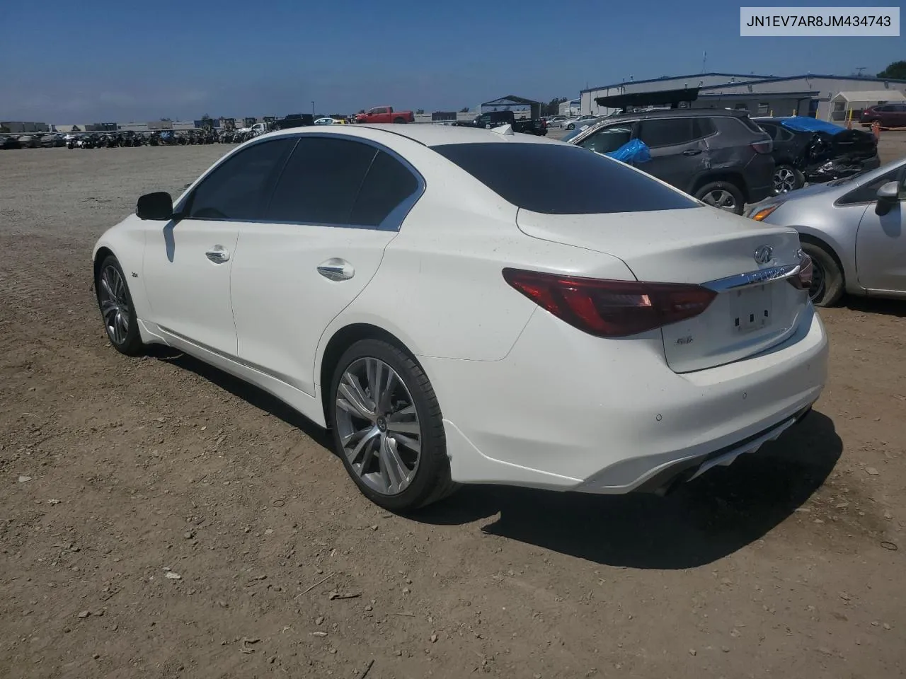 2018 Infiniti Q50 Luxe VIN: JN1EV7AR8JM434743 Lot: 69647724