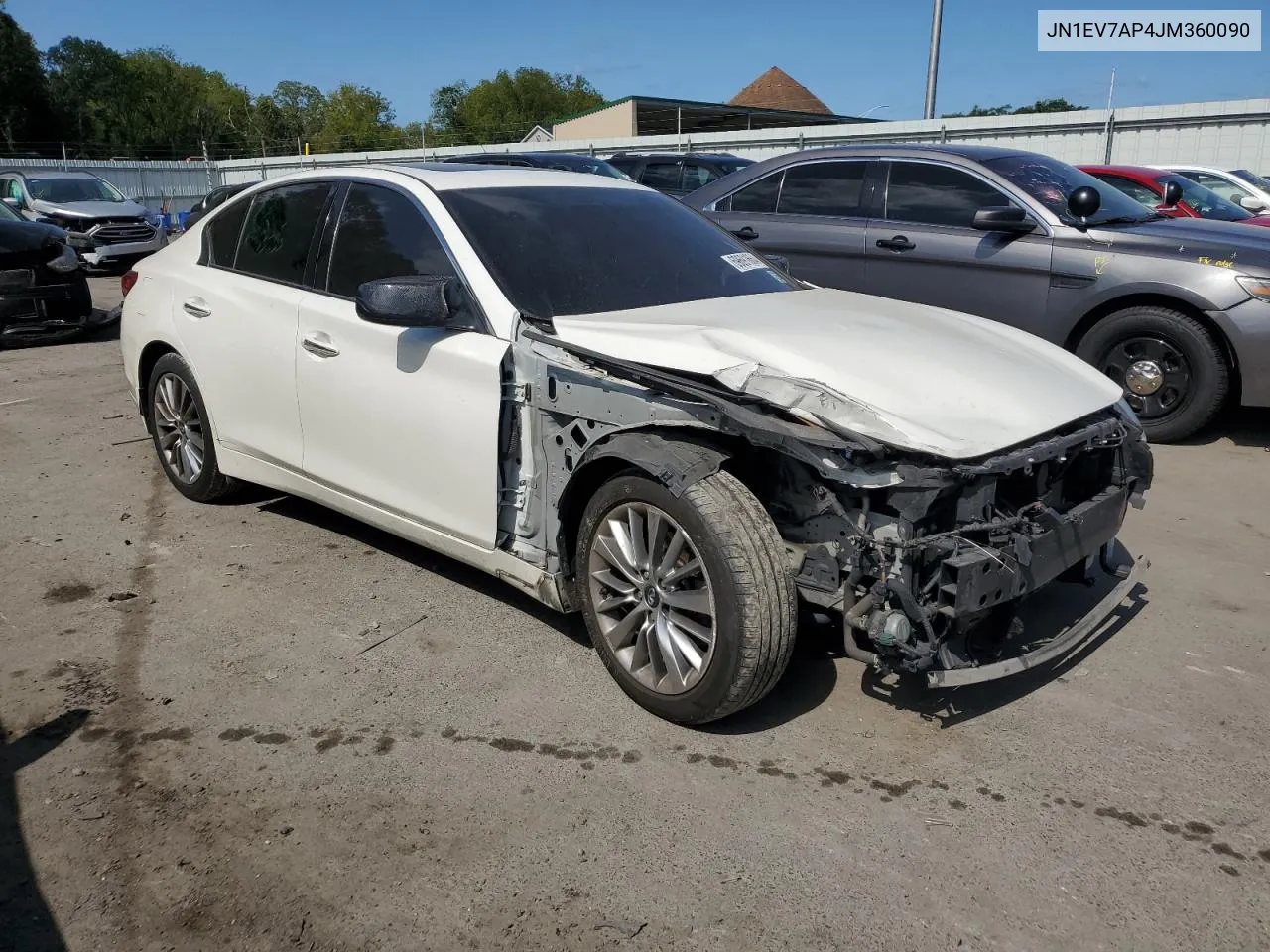 2018 Infiniti Q50 Luxe VIN: JN1EV7AP4JM360090 Lot: 69691664