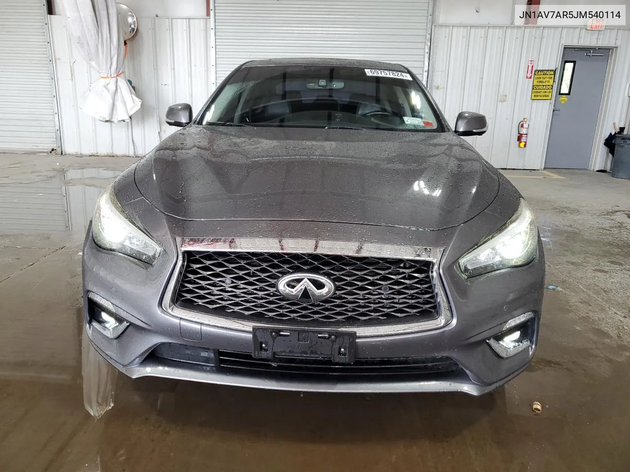 2018 Infiniti Q50 Hybrid Luxe VIN: JN1AV7AR5JM540114 Lot: 69757824