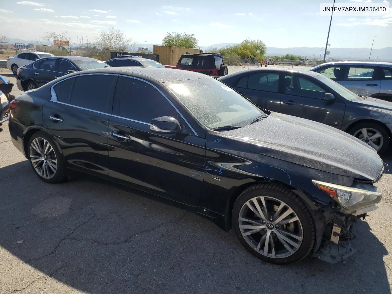 JN1EV7APXJM356450 2018 Infiniti Q50 Luxe