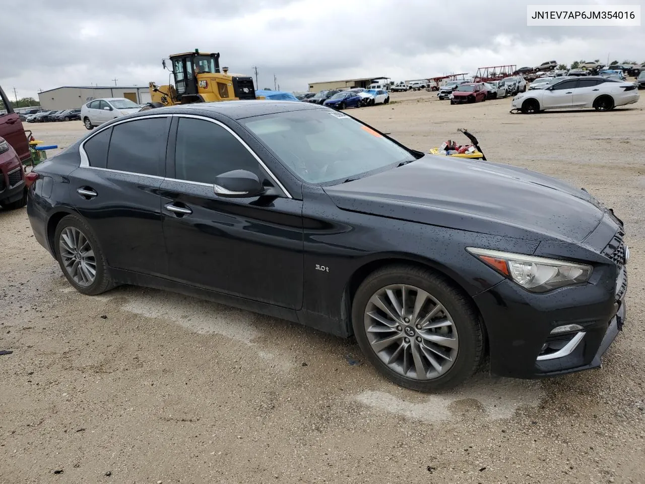 2018 Infiniti Q50 Luxe VIN: JN1EV7AP6JM354016 Lot: 70020614