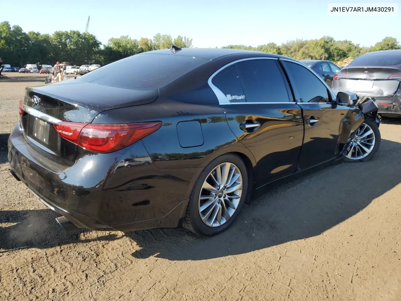 2018 Infiniti Q50 Luxe VIN: JN1EV7AR1JM430291 Lot: 70145644