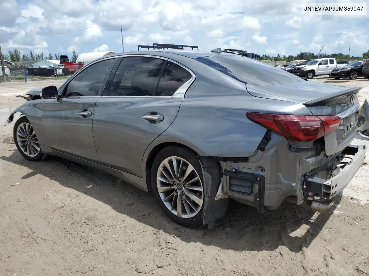 2018 Infiniti Q50 Luxe VIN: JN1EV7AP9JM359047 Lot: 70168454