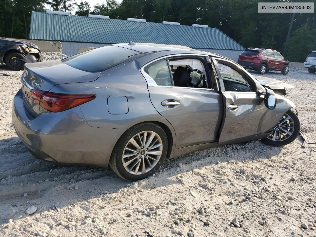 2018 Infiniti Q50 Luxe VIN: JN1EV7AR8JM435603 Lot: 70411134