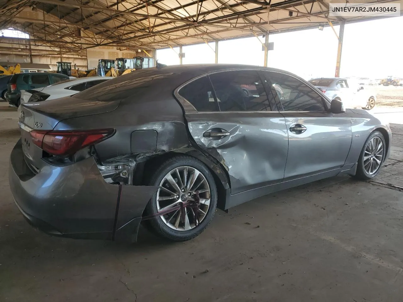 JN1EV7AR2JM430445 2018 Infiniti Q50 Luxe