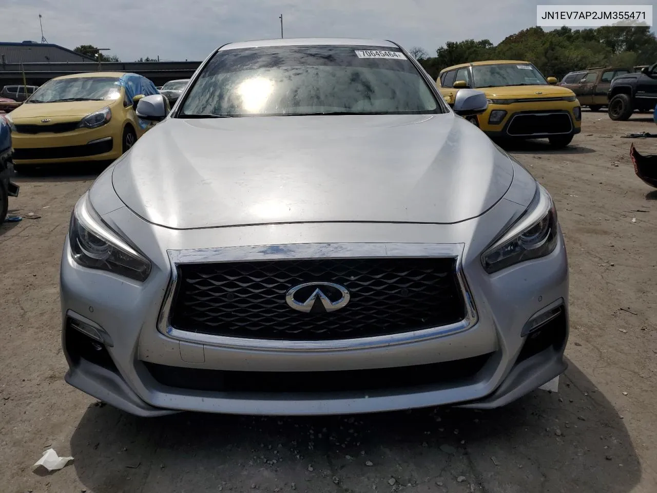 2018 Infiniti Q50 Luxe VIN: JN1EV7AP2JM355471 Lot: 70645464