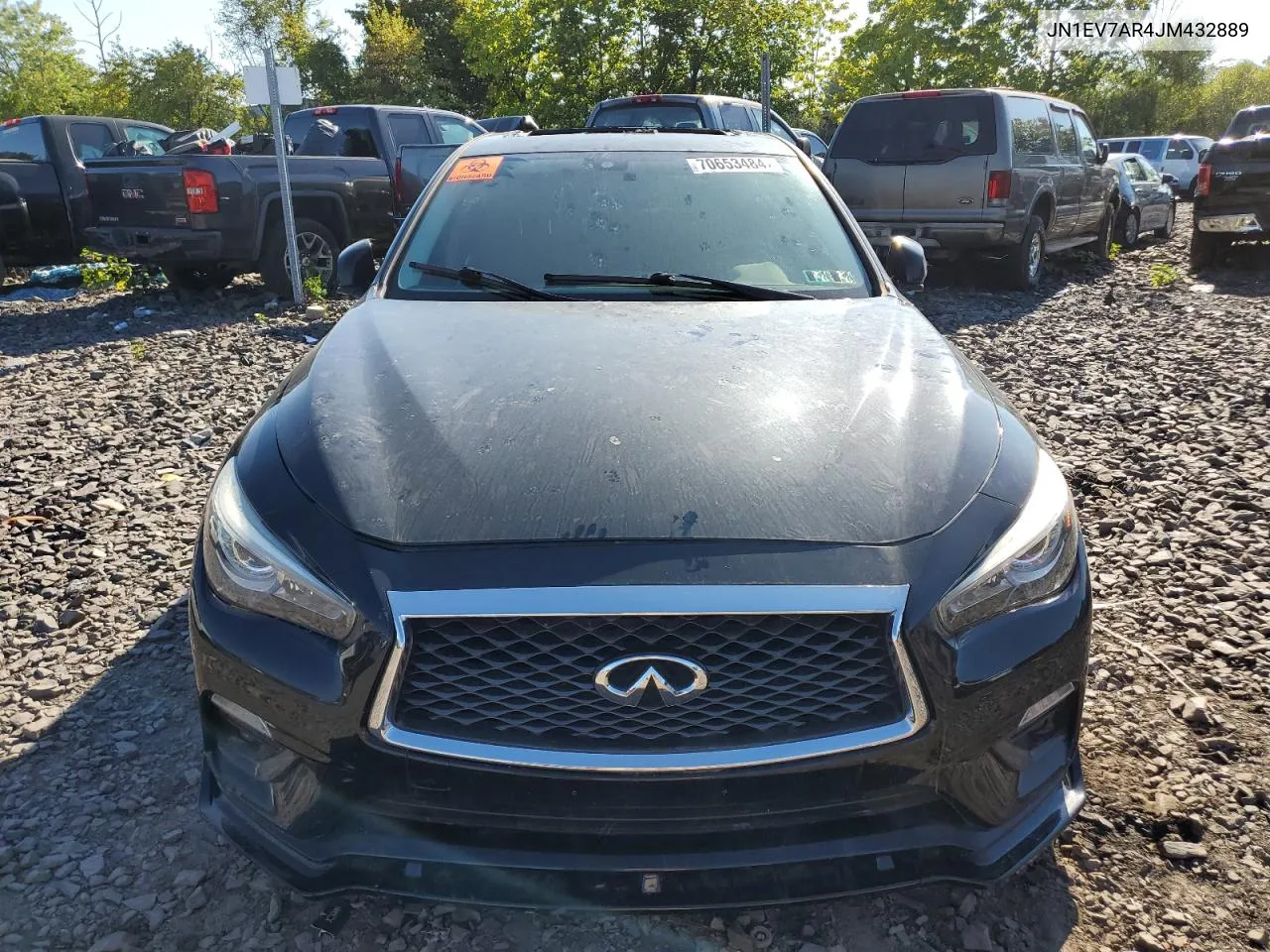 2018 Infiniti Q50 Luxe VIN: JN1EV7AR4JM432889 Lot: 70653484