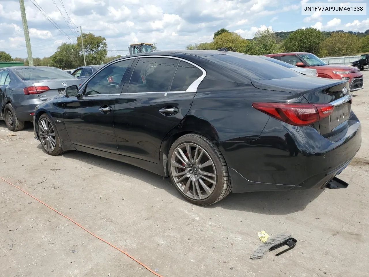 JN1FV7AP9JM461338 2018 Infiniti Q50 Red Sport 400