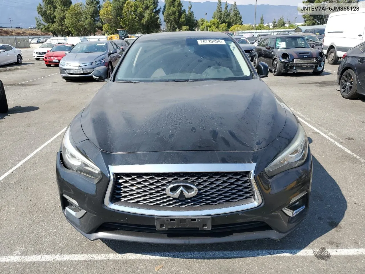 2018 Infiniti Q50 Luxe VIN: JN1EV7AP6JM365128 Lot: 70720404