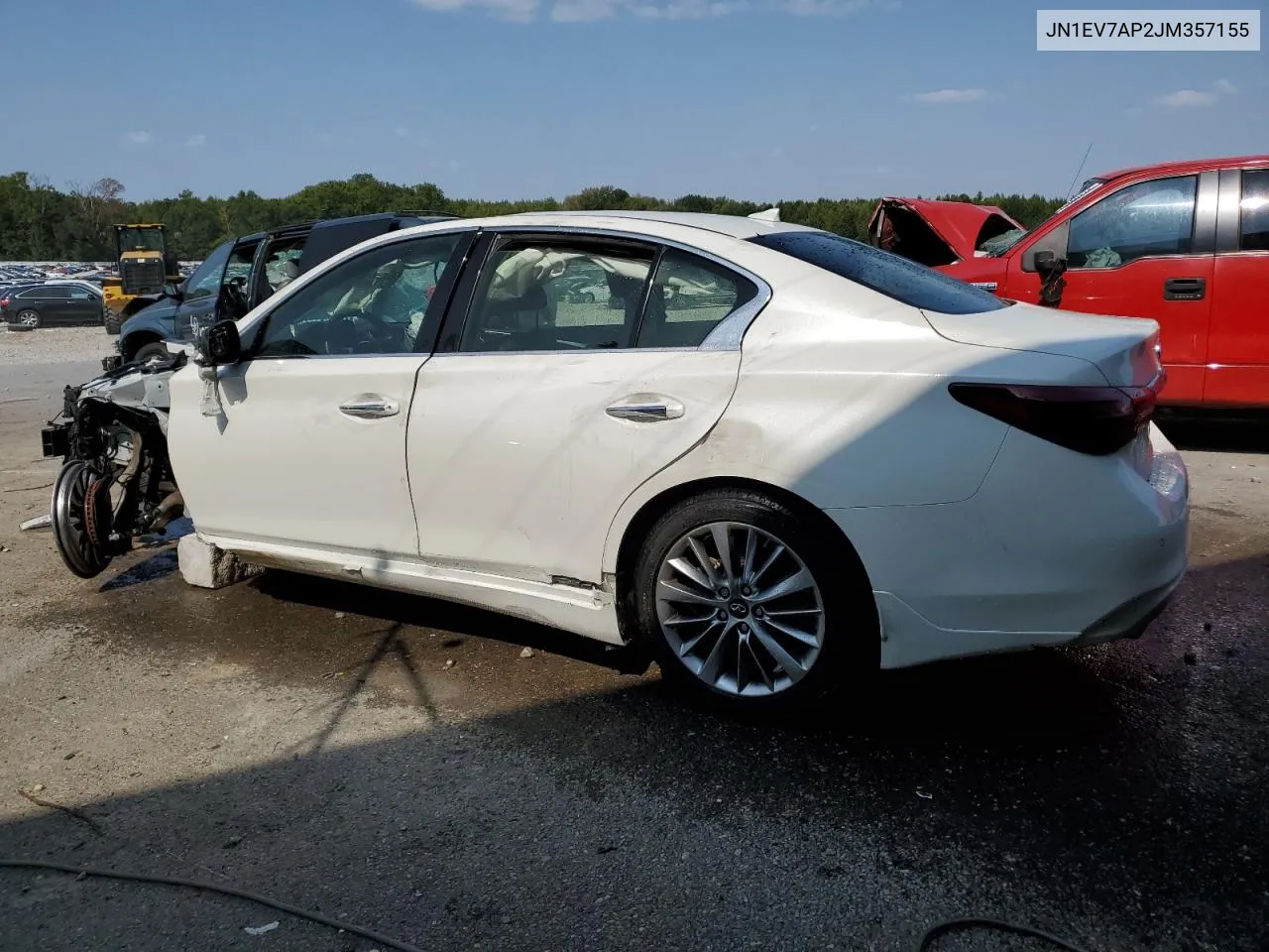 2018 Infiniti Q50 Luxe VIN: JN1EV7AP2JM357155 Lot: 70820314