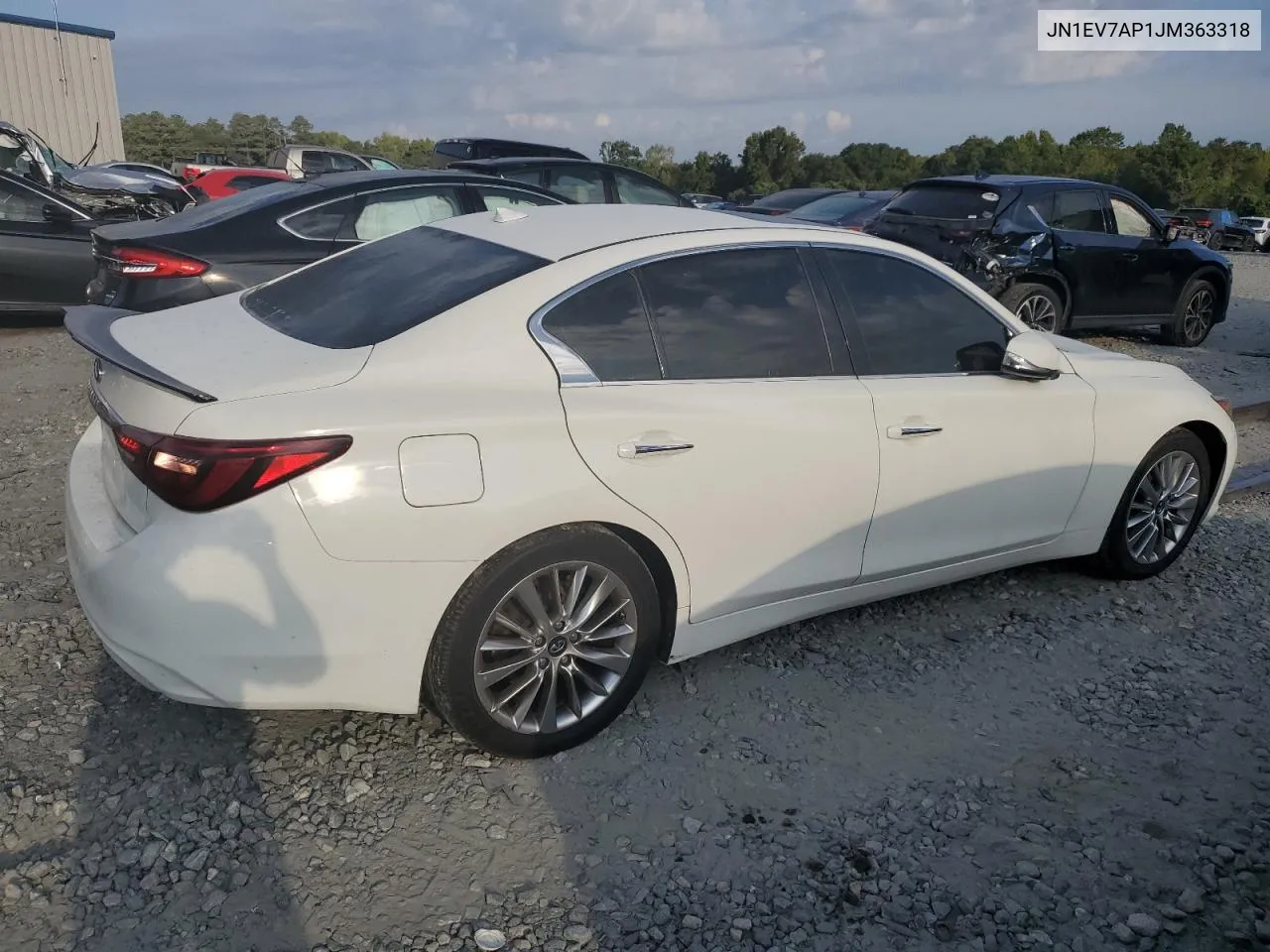 JN1EV7AP1JM363318 2018 Infiniti Q50 Luxe