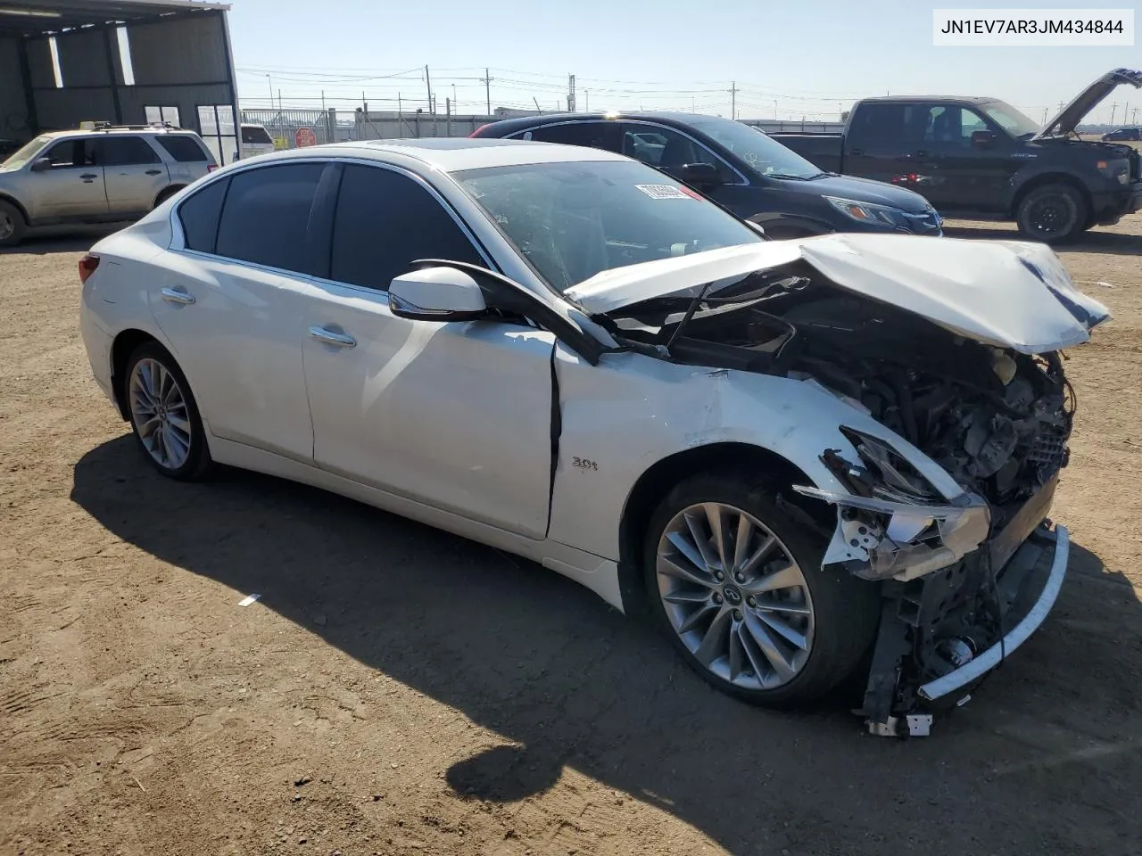 2018 Infiniti Q50 Luxe VIN: JN1EV7AR3JM434844 Lot: 70835994