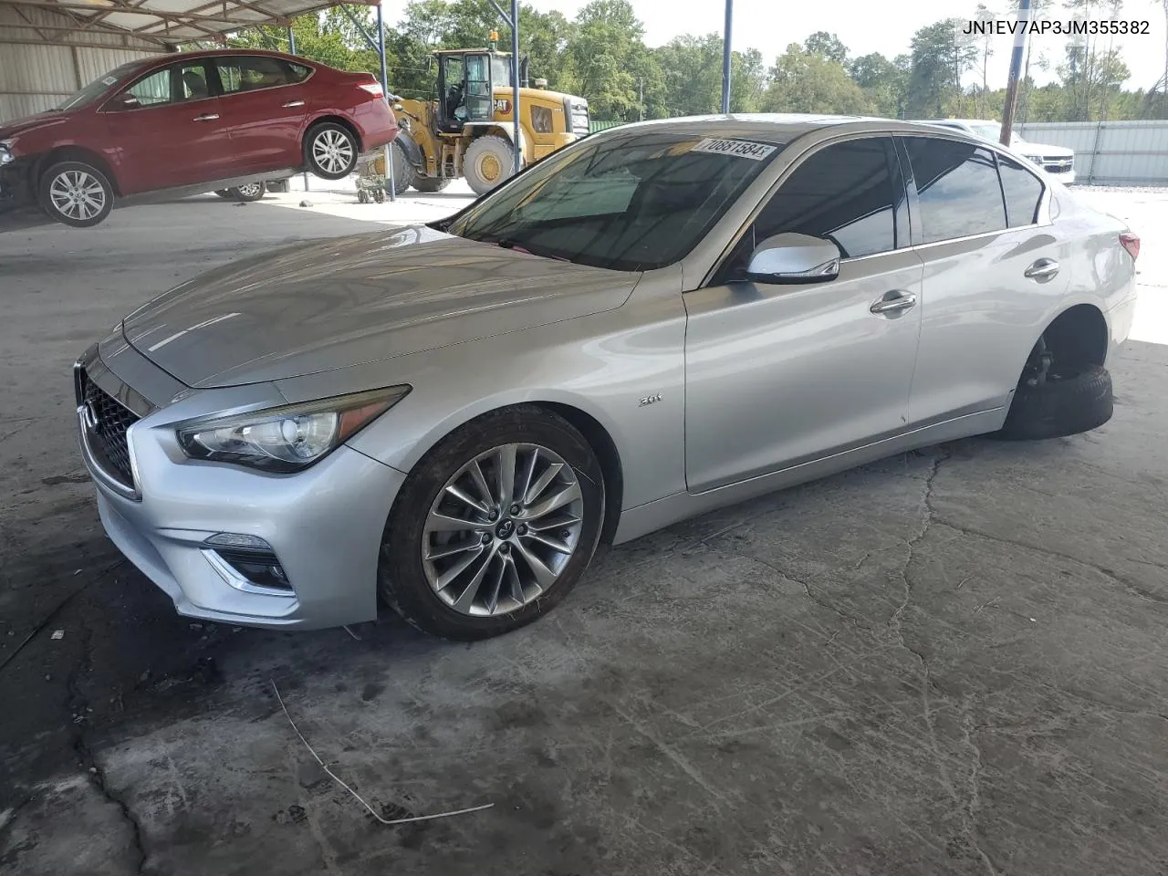 JN1EV7AP3JM355382 2018 Infiniti Q50 Luxe