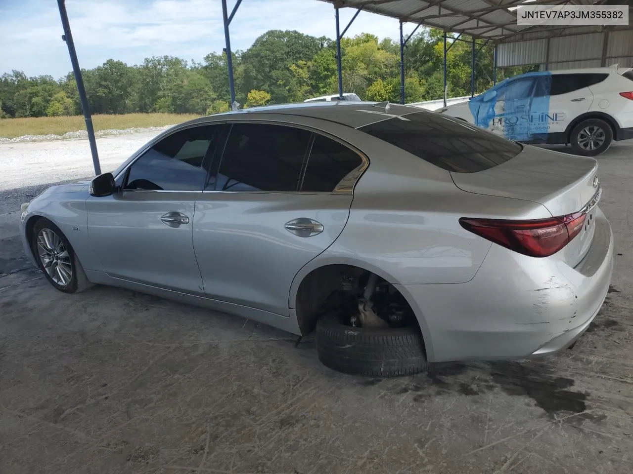 JN1EV7AP3JM355382 2018 Infiniti Q50 Luxe